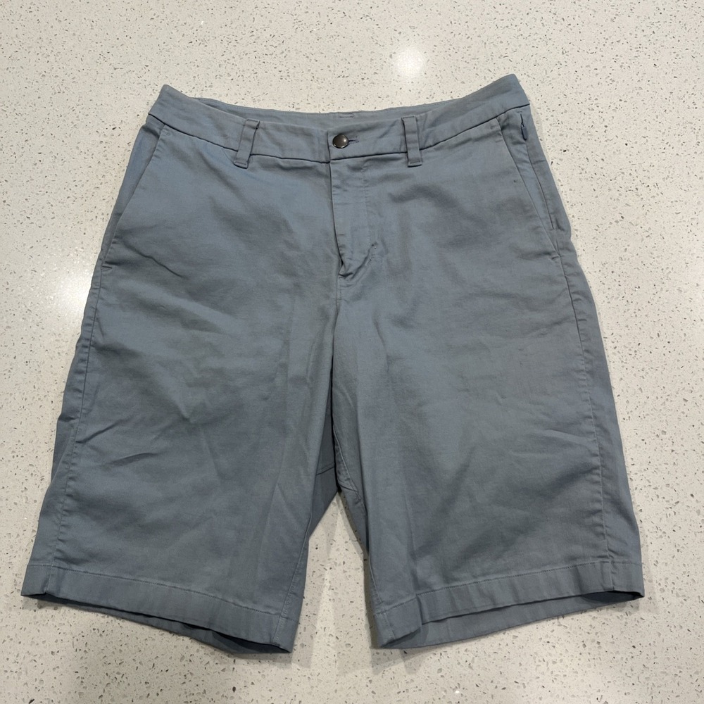 Lululemon Commission Short *Qwick Oxford 9" Men 31 Oasis Blue ABC Tech M7AK7S